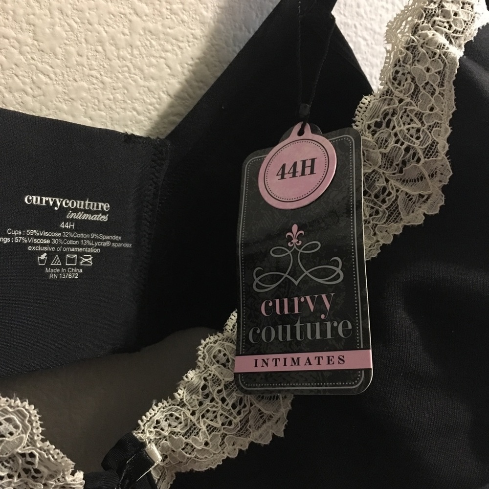 Curvy Couture  Intimates bra 44H new with tags